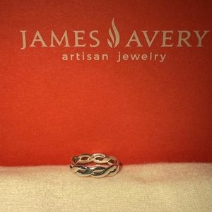 Retired James Avery twisted braid ring